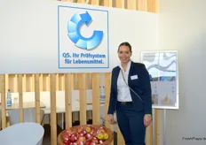 Juliane Weinmann von der QS Fachgesellschaft Obst-Gemüse-Kartoffeln GmbH.